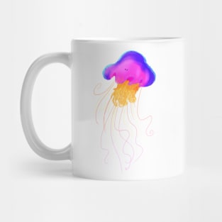 Blue jellyfish Mug